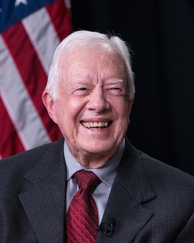 Portrait photograph of Jimmy Carter, taken in 2014.