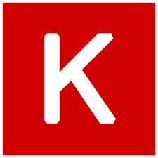 The Keras logo, a white K on a red square